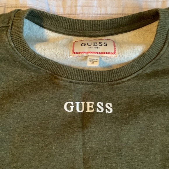 Green Guess Crewneck - Picture 2 of 4